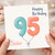Sister 95th Birthday Card, Happy Birthday 95 Card