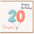 Daughter 20th Birthday Card, Happy Birthday Balloon Design