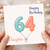 Daughter 64th Birthday Card, Happy Birthday Balloons Design