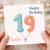 Auntie 19th Birthday Card