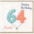 Auntie 64th Birthday Card, Happy Birthday Card for Auntie