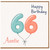 Auntie 66th Birthday Card