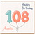 Auntie 108th Birthday Card