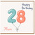 Mum 28th Birthday Card