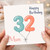 32nd Birthday Card for Mum