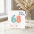Mum 68th Birthday Card, Happy Birthday Balloon Numbers Card