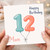 Mum 72nd Birthday Card, 12th Birthday Mum Card