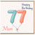 Mum 77th Birthday Card