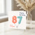 87th Birthday Card for Mum, Happy Birthday Balloon Number Card