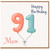 Mum 91st Birthday Card, Happy Birthday Mum Balloon Card