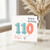 Mum 110th Birthday Card, Happy Birthday Balloon Design Card