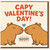 Capy Valentine’s Day Boop Card - Cute Capybara Couple Pun Valentine Card, Funny Animal Love/Anniversary for Partner, Boyfriend or Girlfriend