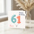 Niece 61st Birthday Card, Happy Birthday Balloon Number 61 Card