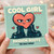 Cool Girl Style Heart and Boots Greeting Card - Cute Fashion Boots Design - Blank Inside - For Her or Friend