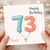 Niece 73rd Birthday Card