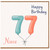 Niece 77th Birthday Card