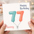 Nanny 77th Birthday Card