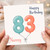 Nanny 83rd Birthday Card, Happy Birthday Balloons Design
