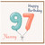 Nanny 97th Birthday Card, Happy Birthday Card