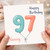 Nanny 97th Birthday Card, Happy Birthday Card