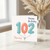 Nanny 102nd Birthday Card, Happy Birthday Balloon Design