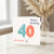 Granddaughter 40th Birthday Card, Happy Birthday Balloon Design