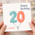 Cousin 20th Birthday Card