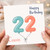 Cousin 22nd Birthday Card