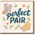 Perfect Pair Cute Couple Card - Anniversary or Valentine’s Day Card for Partner, Husband, Wife, Boyfriend or Girlfriend - Socks and Hearts Illustration