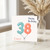 Cousin 38th Birthday Card, Balloon Number Design