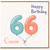 Cousin 66th Birthday Card
