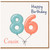 Cousin 86th Birthday Card