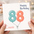 Cousin 88th Birthday Card, Happy Birthday Balloon Design
