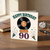 90th Birthday Card for Uncle, Golden Oldie Happy Birthday Card