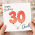 30th Birthday Card for Uncle