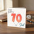 70th Birthday Card for Dad