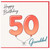 Granddad 50th Birthday Card, Happy Birthday Balloon Design