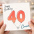 40th Birthday Cousin Card
