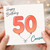 50th Birthday Cousin Card
