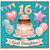 God Daughter 16th Birthday Card