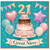 21st Birthday Card for Great Niece