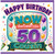 50th Birthday Card for Cousin, Happy Birthday Now That's What I Call 50 Card
