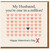 Valentine’s Day Card for Husband - My Husband, You’re One in a Million - Romantic Hearts Design