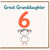 Great Granddaughter 6th Birthday Card