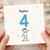 4th Birthday Card for Nephew - Cute Boy Illustration