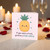 Cute Pineapple Pun Greeting Card - 'If You Were a Fruit, You'd Be a Fine-Apple' - Funny Love & Anniversary Card for Partner, Valentine or Just Because