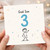 3rd Birthday Card for God Son