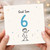 God Son 6th Birthday Card