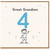 Great Grandson 4th Birthday Card