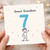 Great Grandson 7th Birthday Card